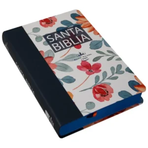 Biblia RV60 con flores