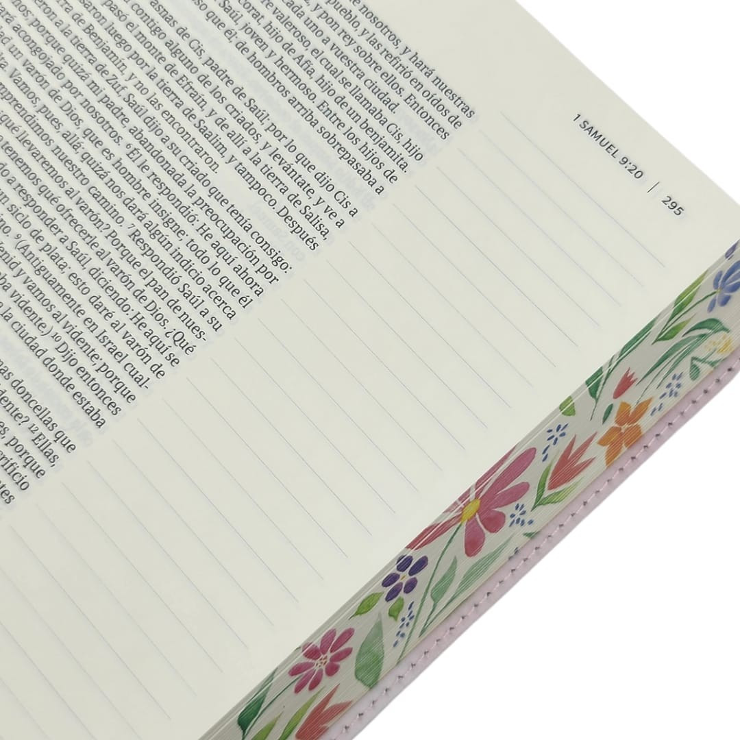 Biblia de apuntes RV60 floreada - Imagen 3